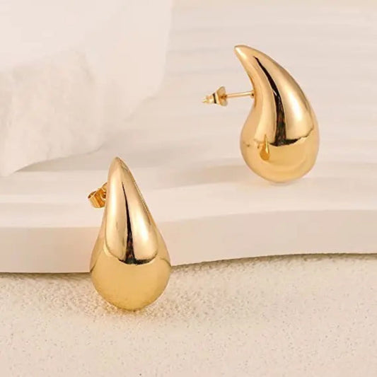 Gold or Silver Teardrop Earrings