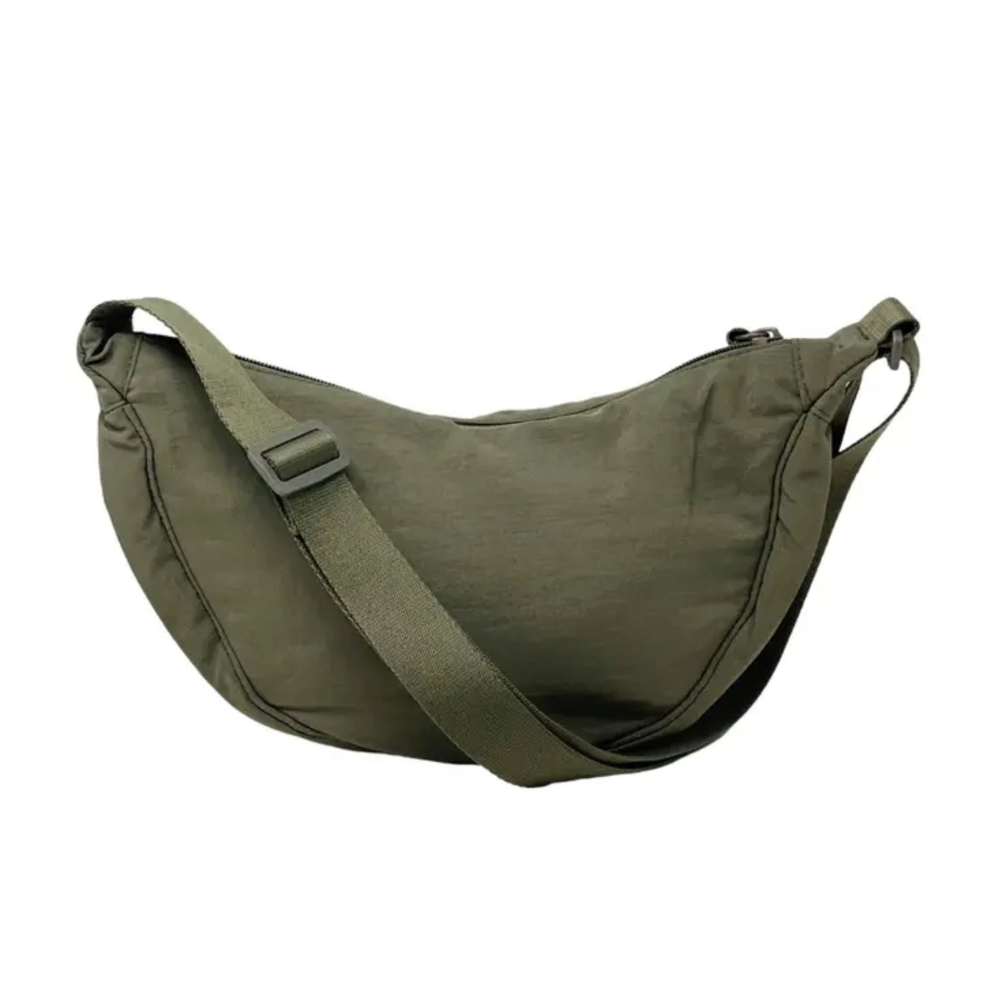 Cross body sling bag khaki green