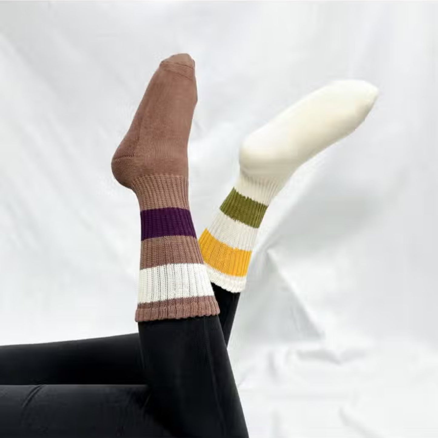 Retro Multi Stripe Socks