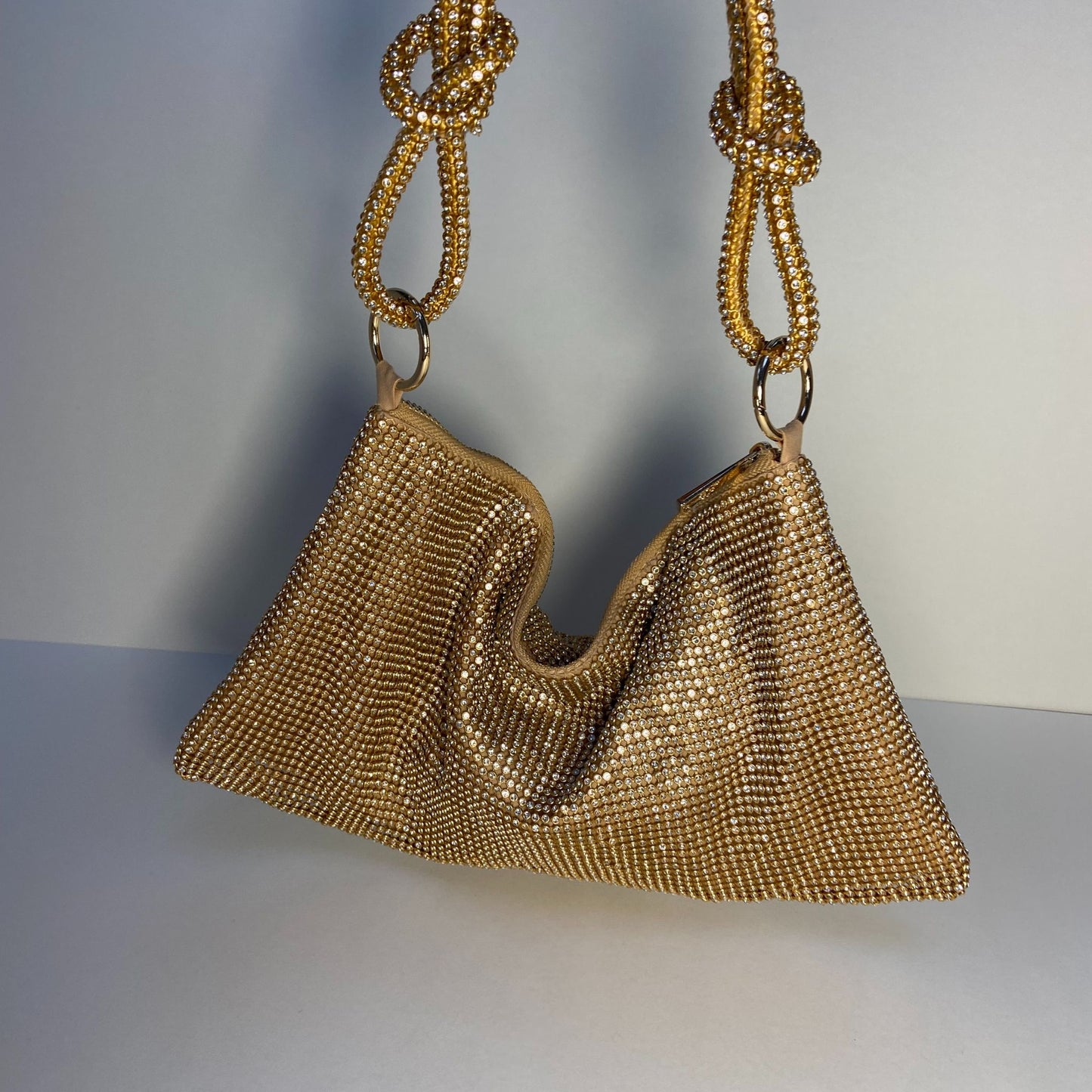 Crystal Metallic Handbags