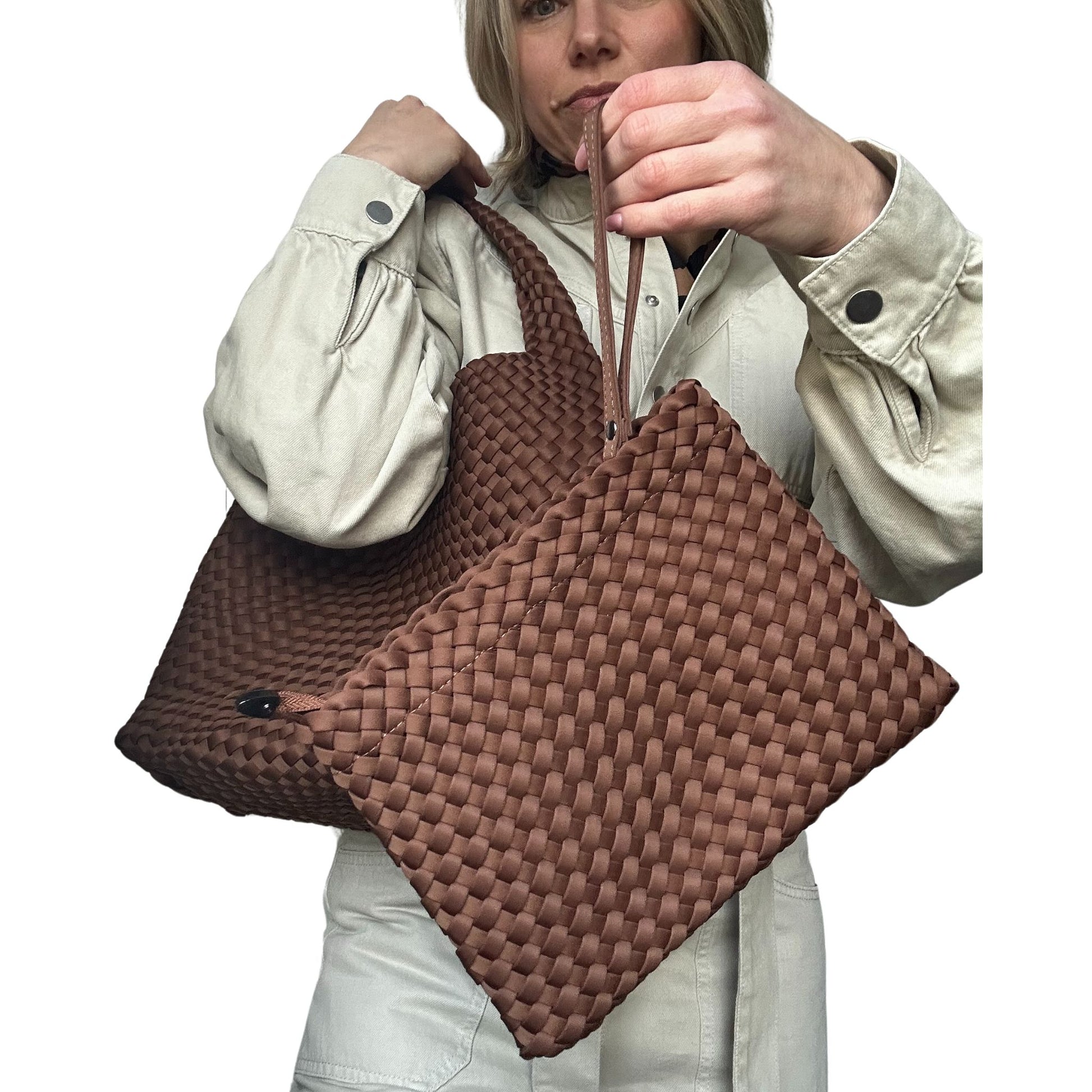 Neoprene Woven Tote – Scott-Samuel - Main Image