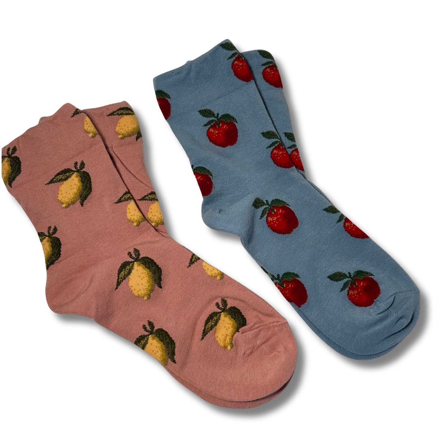 Fruity Socks in Lemon and Apple