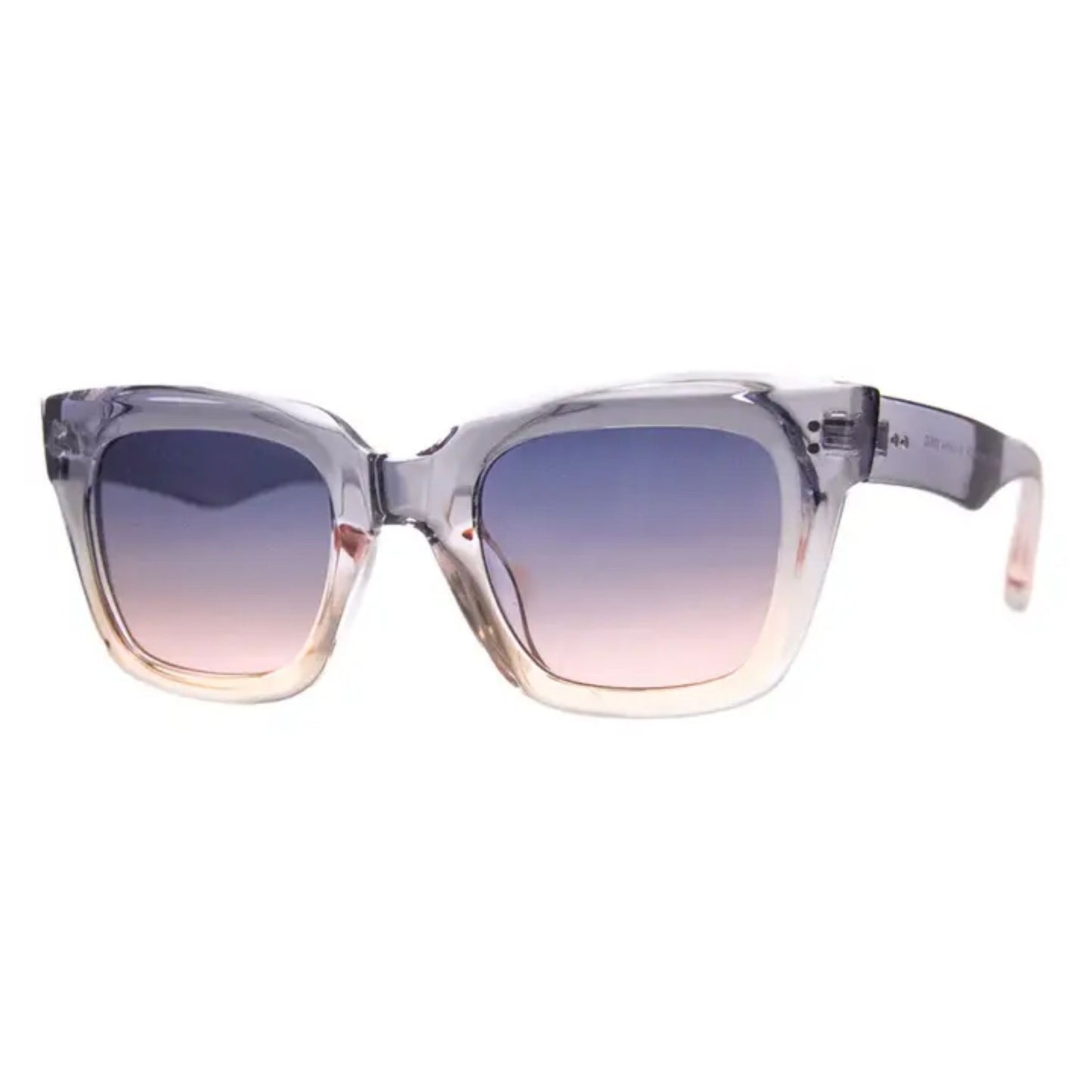 Blue & Peach Wayfarer Sunglasses