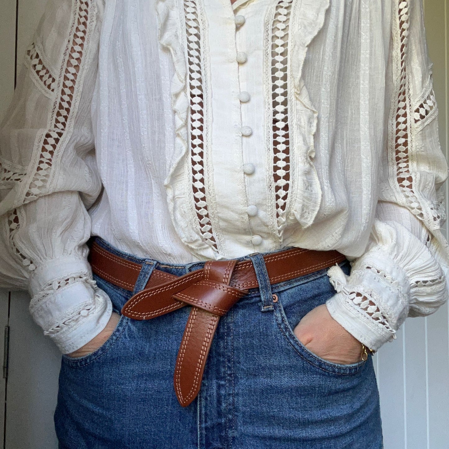 Leather Knot Belts