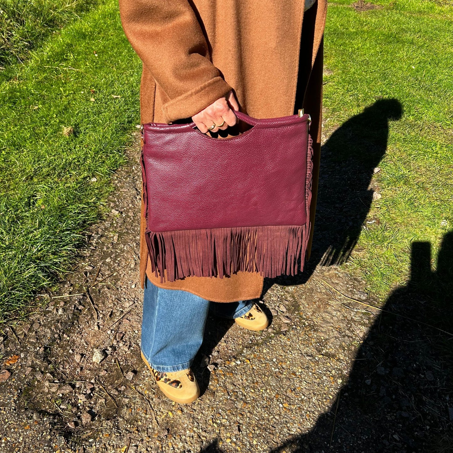 The Leather Fringed Bag