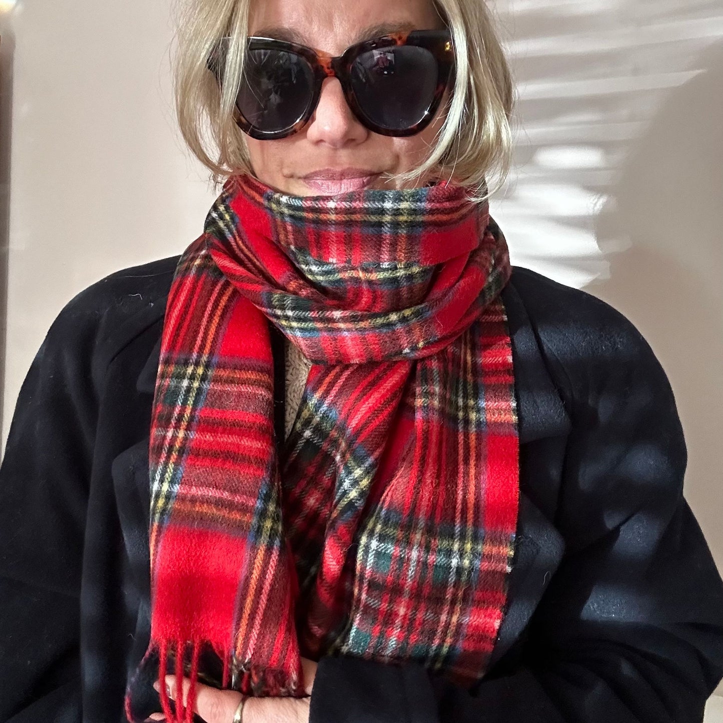 Scottish Lambswool Tartan Scarves