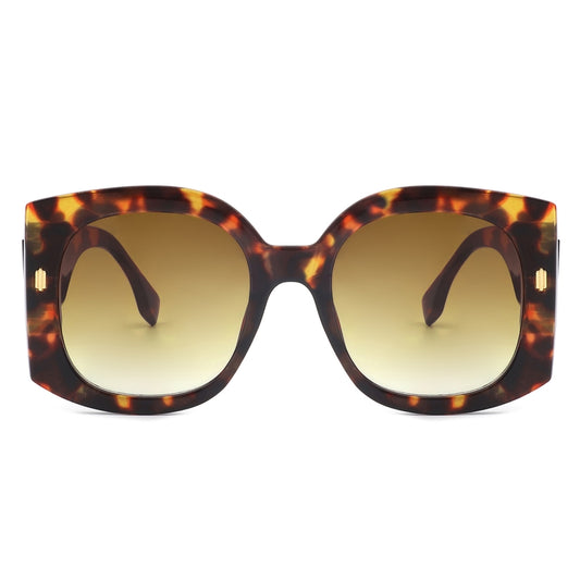 Oversized Retro Art Deco Sunglasses