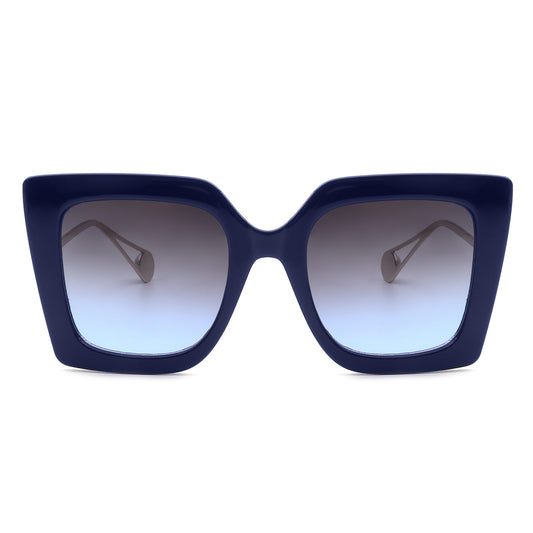 navy cat eye sunglasses