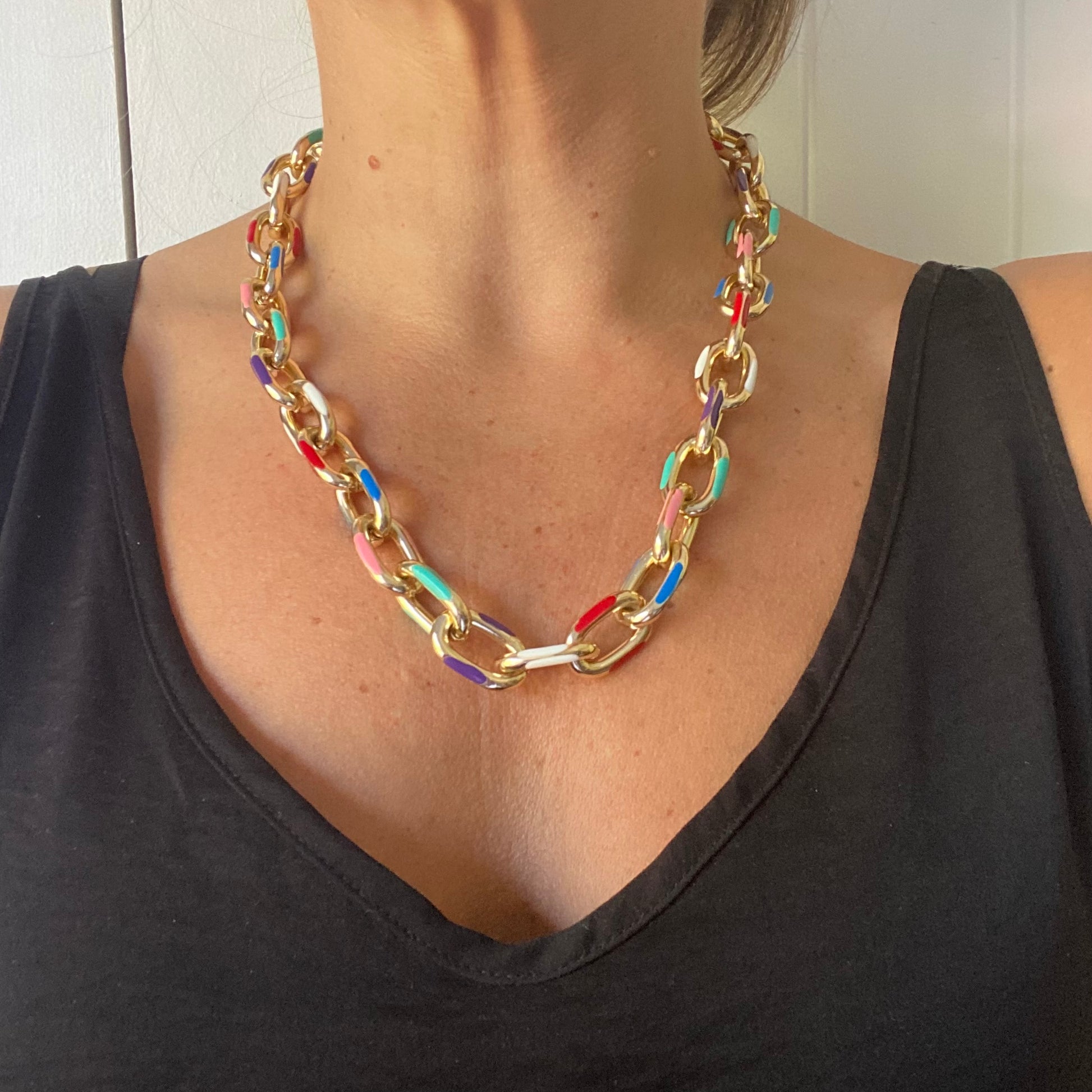 Concert Colourful Beads Necklace, Multicolor Beaded Necklace, Rainbow Resin  Necklace, Statement Necklace, Gift for Him, Men Necklace - Etsy | Beaded  necklace, Chunky bead necklaces, Big pearl necklace