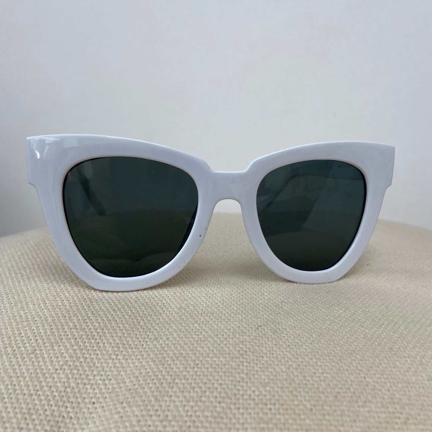 White Cat Eye Ladies Sunglasses