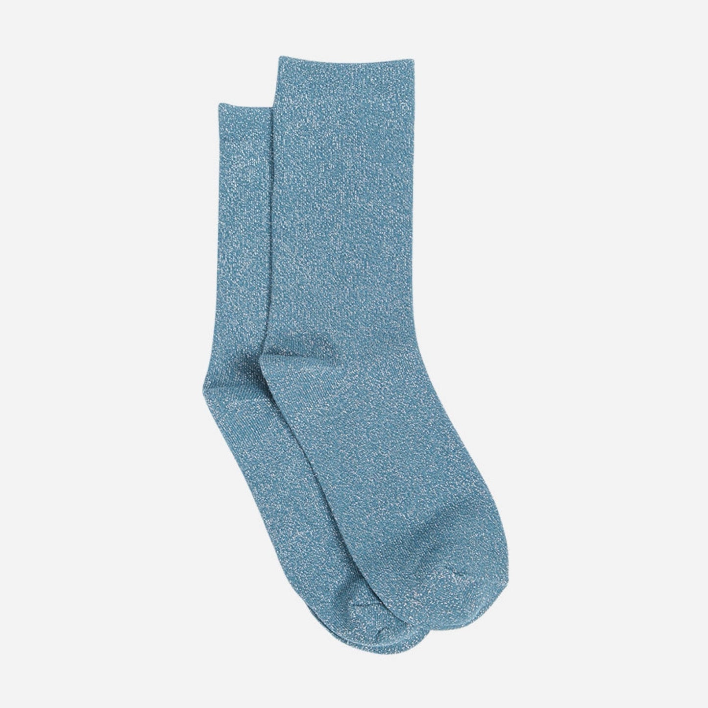 blue sparkly socks