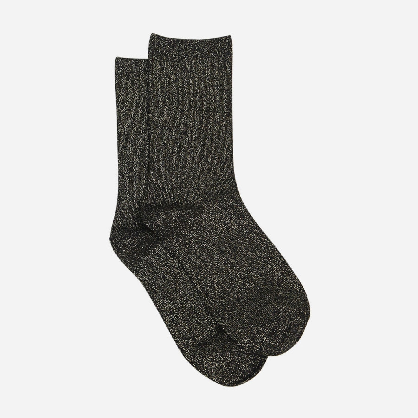black sparkly socks