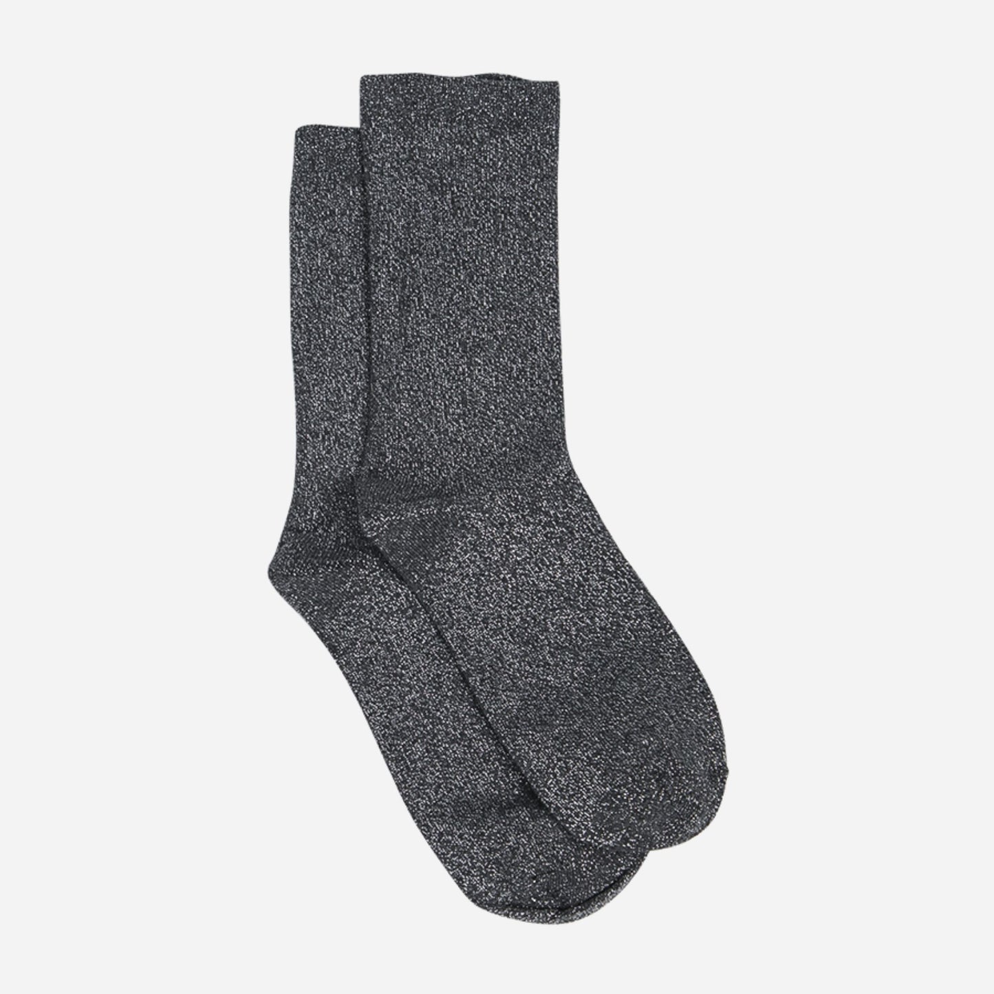 grey glitter socks