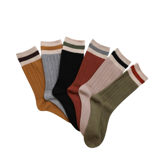 striped cashmere socks