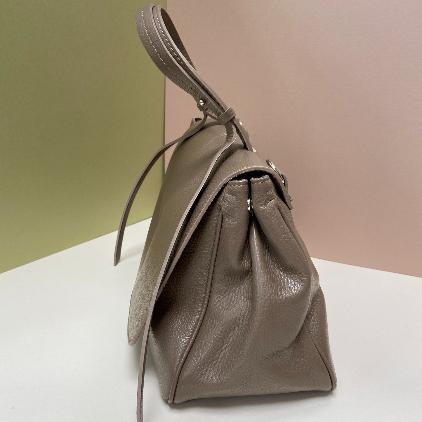 The Leather Strap Detail handbag