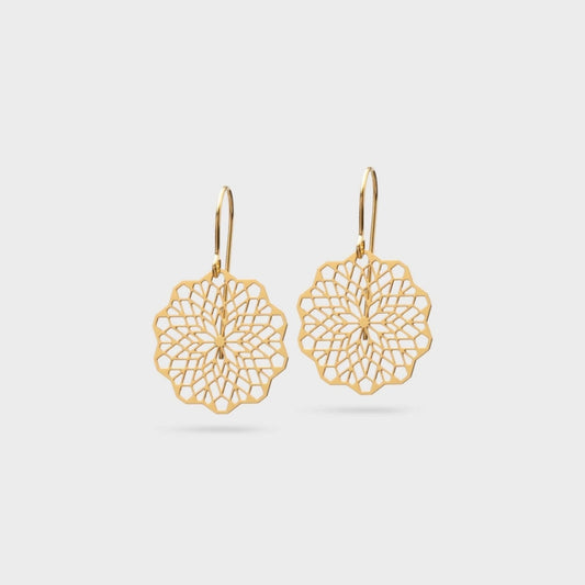 Gold Filigree Earrings