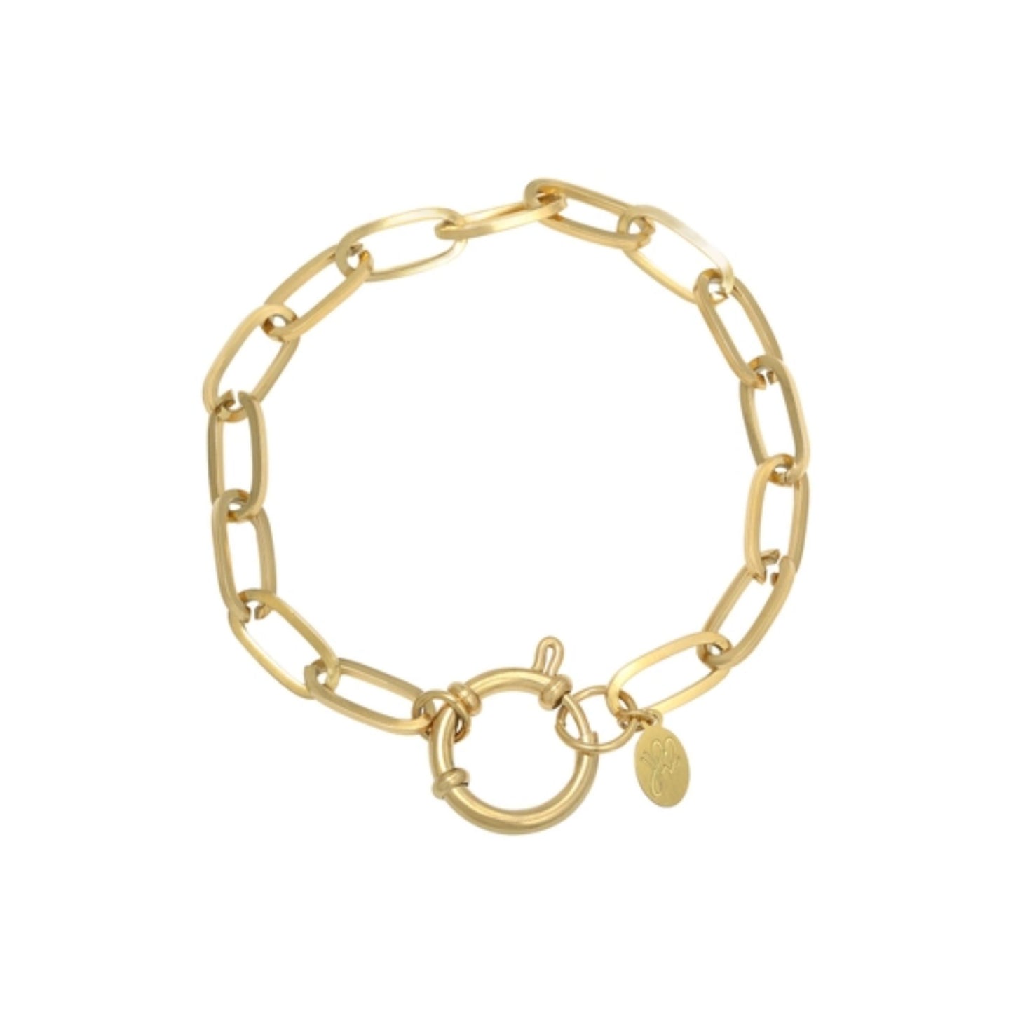 Springring Gold Chain Bracelet