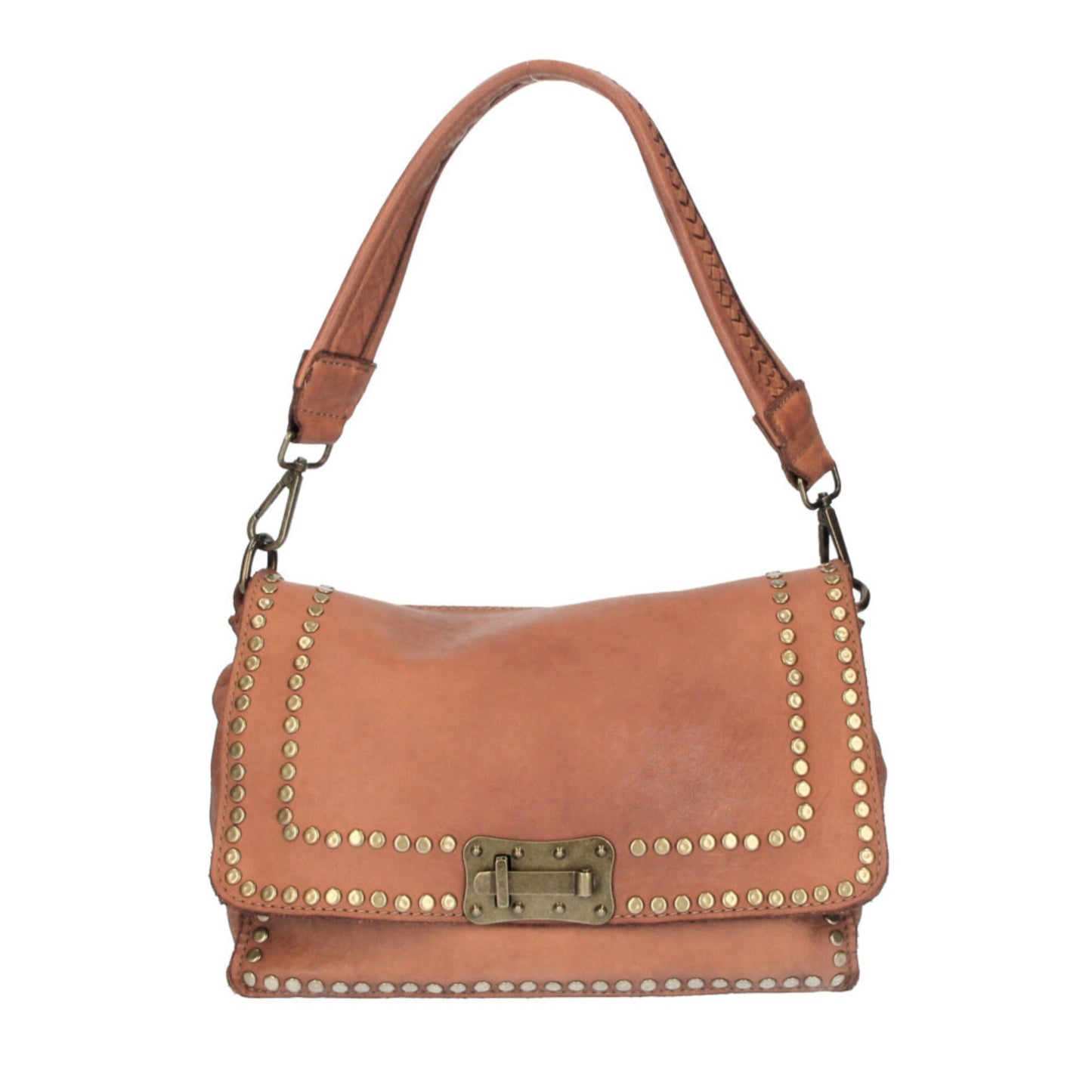 The Studded Vintage Style Leather Bag