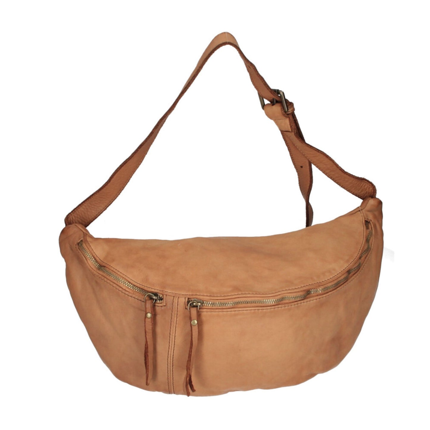 The X Large Washed Leather BumBag