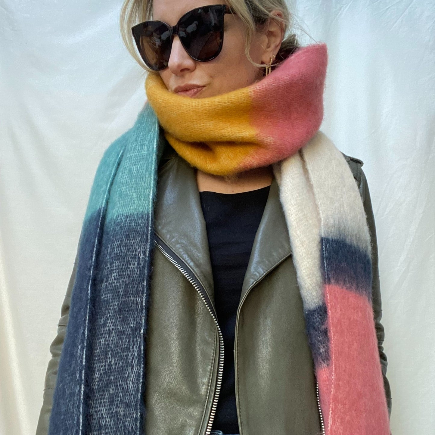 Colour Block Scarf