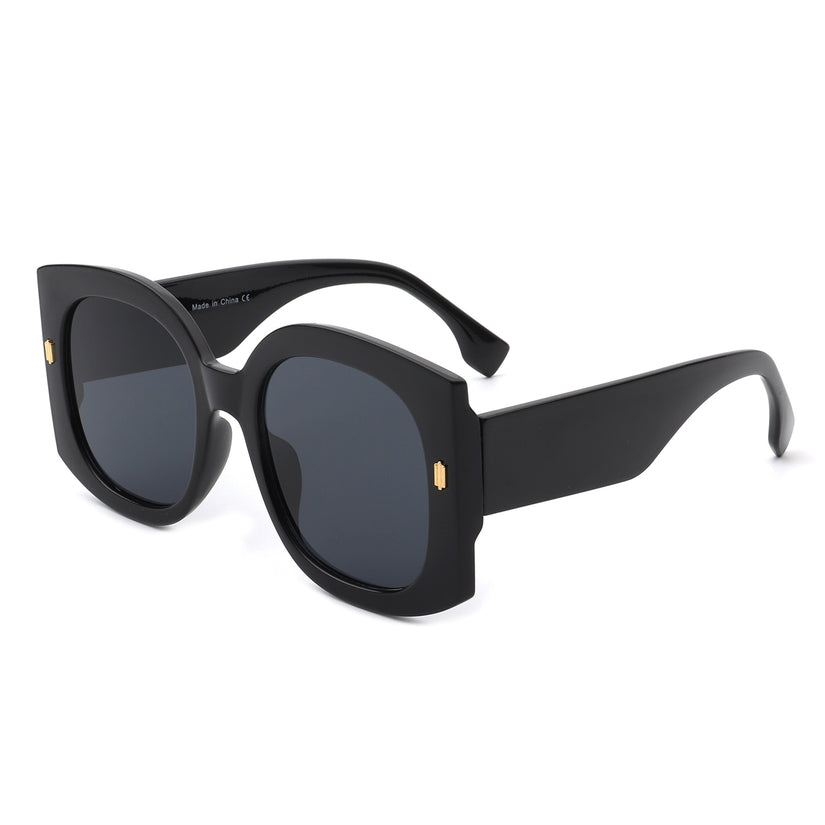 Black Retro Oversized sunglasses