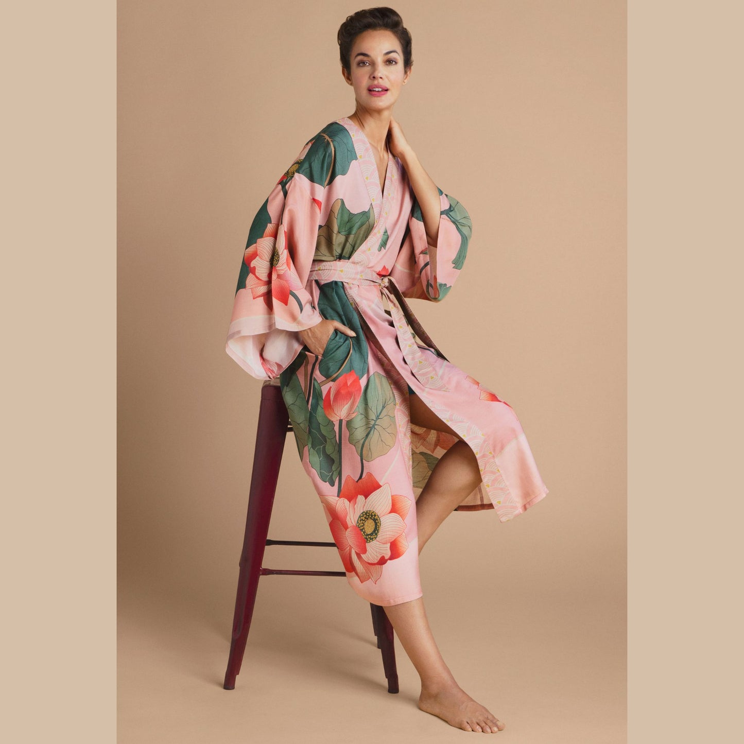 Vintage Style Kimono Gowns