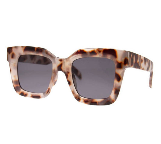 Light Tortoise Chunky Wayfarer Sunglasses