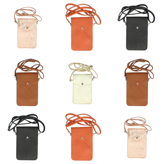 Leather Cross Body Mobile Phone Bag - Perfect for when you're on-the-go.