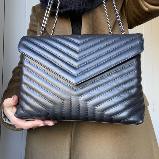 A stunning Quilted Leather Bag crafted from luxurious Italian leather